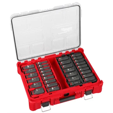 Milwaukee Electric Tools 49-66-6806 Shockwave Impact Duty Socket 1/2” Dr 31pc Packout Set