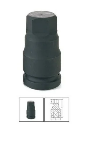 Grey Pneumatic Corp. 4922M 1" Drive X 22mm Hex Driver