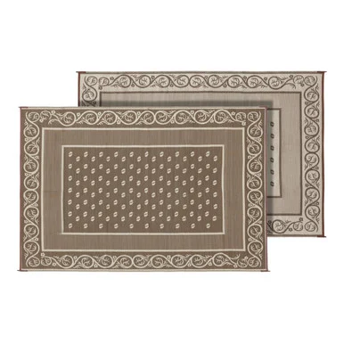 Faulkner 49599 Vineyard Outdoor Mat 8x16 Beige 49599_68