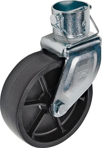 Bulldog Fulton 500245 Trailer Jack Wheel Caster with Pin - bulldog cases