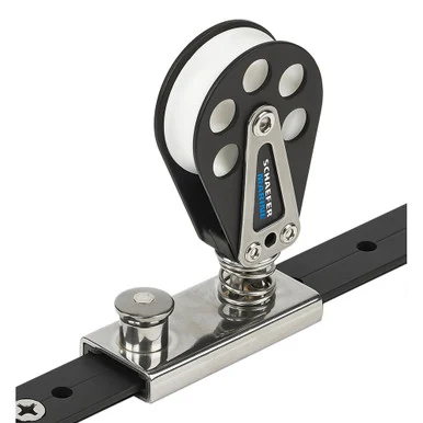 Schaefer Marine 504-82 Schaefer Spring Loaded/lined Slide/aluminum F/1" T-track