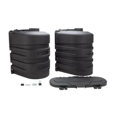 Camco 50502 Double Propane Tank Cover 20 Lb Black 50502_68