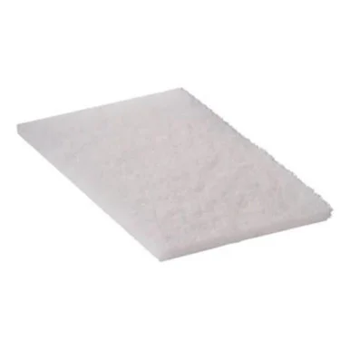 Americo Manufacturing 510111 92-98 Light Duty Hand Pad, 6 X 9, White, 20/carton