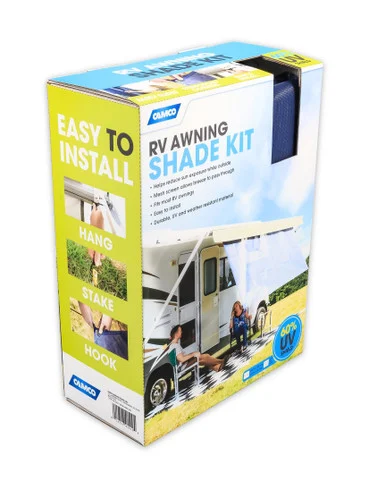 Camco 51452 Blue 54 x 120 RV Awning Shade