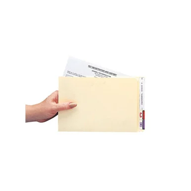 Western States Envelope Co 51453 Compact File Pocket, Top Tabs, Manila, 100/box