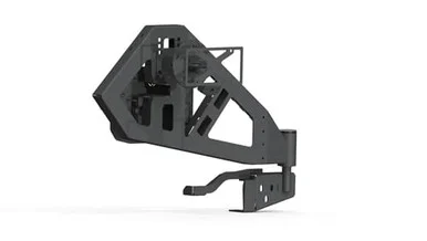 Road Armor 518RTC0B Stealth Rear Tire Carrier Assembly
