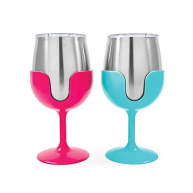 Camco 51915 Wine Tumbler Set 8oz