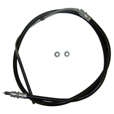 Crown Automotive Jeep Replacement Front Parking Brake Cable for 87/90 YJ Wrangler w/ 93" Wheelbase; 62" Long 52003181