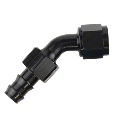 SpeedFX 520445BK Push On Hose End - Black