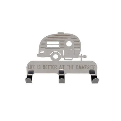 Camco 53368 RV Key and Leash Hook Hanger 3-Hook