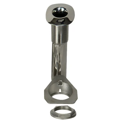CE Smith 53677C C.e. Smith 70 Series Screwless Flush Mount Rod Holder - 15 Degree - Stainless Steel - Cast Bottom - Black Liner - Boxed