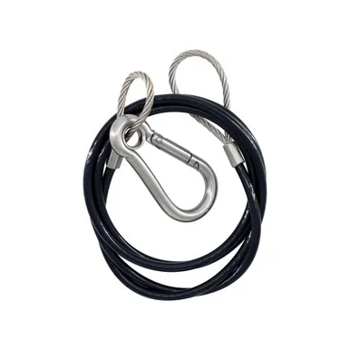 Panther Products 55-0415 Panther Outboard Safety Cable Stainless Steel F/motor Bracket