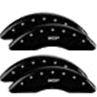MGP Caliper 55007SMGPBK Engraved Caliper Covers - 4