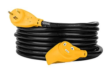 Camco 55191 Power Cord 30a 25' W/han