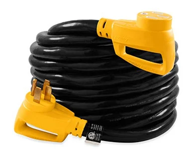 Camco 55195 Power Cord 50 A 30' W/han