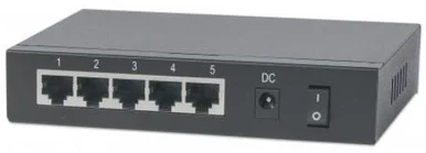 Intellinet Poe-powered 5-port Gigabit Switch With Poe Passthrough - 5 Ports - 10/100/1000base-tx - 5 X Network - Twisted Pair - Gigabit Ethernet - 2 Layer Supported - Desktop - 3 Year (561082)
