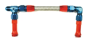 SpeedFX 575115 Carburetor Fuel Line - Red/Blue