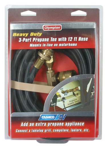 Camco 59103 Brass Tee 3 Ports/12' Hos 59103_68_1