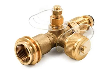 Camco 59113 Brass Tee W/ 4 Ports