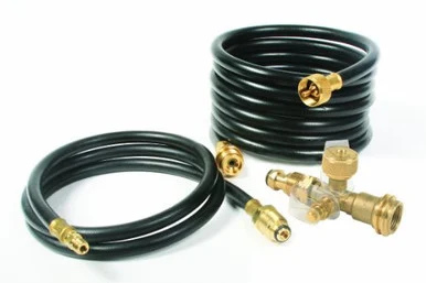 Camco 59123 Brassteew/4pts/5'&12'hses