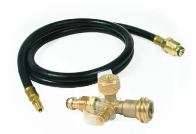 Camco 59125 Tee W/ 4 Ports W/ 5' Hose