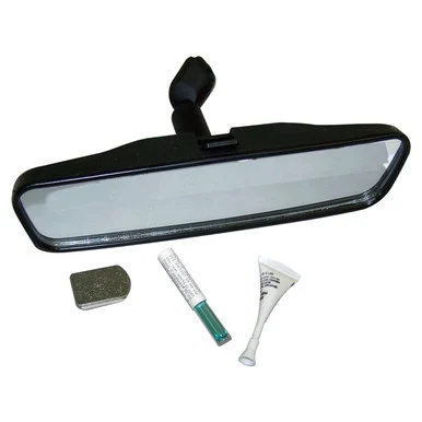 Crown Automotive Jeep Replacement Rearview Mirror Kit, Black, 8.5" Wide 5965338K