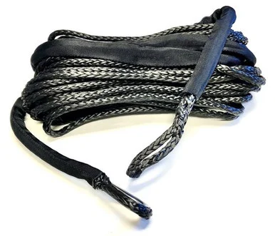 Helix Racing 6005050 Synthetic Winch Rope 3/16" X 50' Black
