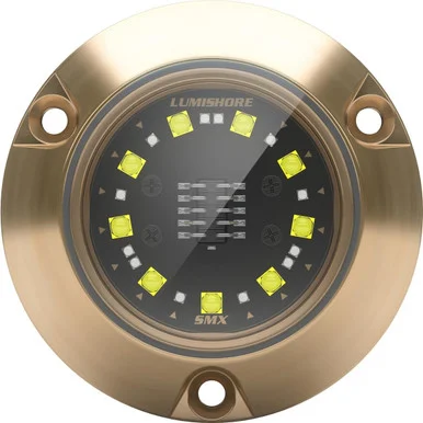 Lumishore SUPRA SMX24 Blue and White Surface Mount Underwater LED Boat Light (60-0533)