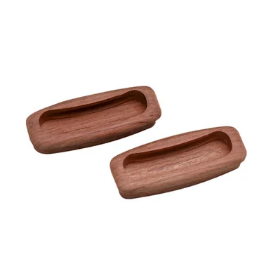 Whitecap 60135-A Teak Rectangular Drawer Pull - 3-1/4"l - 2 Pack