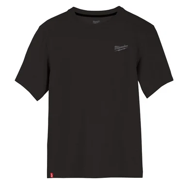 Milwaukee Electric Tools 603B-M Milwaukee Tool Hybrid Work Tee - Ss Black M