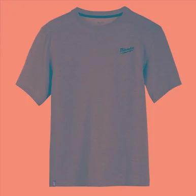 Milwaukee Electric Tools 603GN-XL Milwaukee Tool Hybrid Work Tee - Ss Green Xl