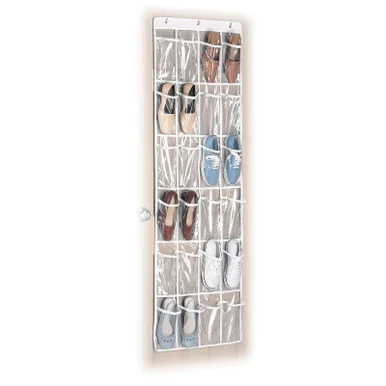 Whtmor 6044-13-CTF 24 Pocket Over The Door Shoe Rack
