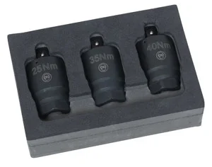 Lisle 60740 3 Piece Torque Adapter Set