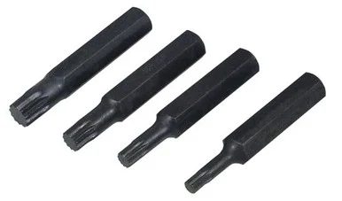 Lisle 60750 4 Pc. Triple Square 12-point Bit Set