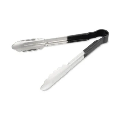 San Jamar 60756003 Dura-kool Tongs, Stainless Steel/plastic, 9.5"