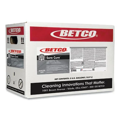 Betco 609B500 Sure Cure Urethane Fortified Sealer/finish, 5 Gal Bag-in-box