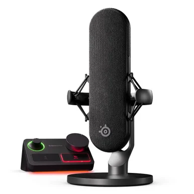 SteelSeries Alias Pro Wired Noise Cancelling, Condenser Microphone for Studio, Gaming, Broadcasting, Podcasting, Live Streaming (61596)