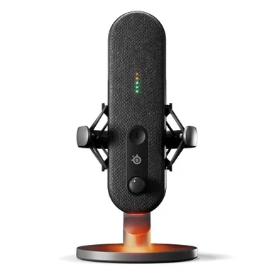 SteelSeries Alias Wired Condenser, Noise Cancelling Microphone for Live Streaming, Gaming, Studio - Black (61601)
