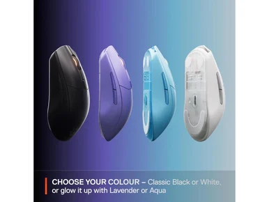 SteelSeries 62689 Rival 3 Wireless Gen 2 Gaming Mouse Lavender