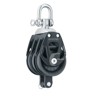 Harken 6273 60mm Triple Aluminum Element Block W/swivel & Becket