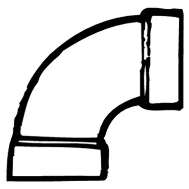 LaSalle Bristol 632253 Long Turn Elbow