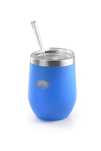 GSI Sports 63352 Glacier Stainless Tumbler 12 oz Blue Aster