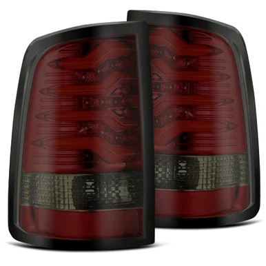 Alpharex 640020 PRO-Series LED Tail Lights for Dodge Ram 1500 2009-2018 Red Smoke