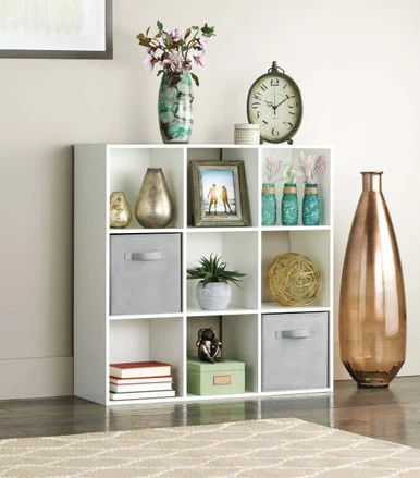 Whtmor 6422-8859-WHT-BB 9 Section Cube Organizer