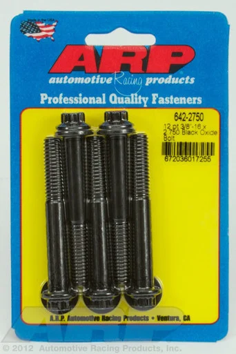 ARP Bolts 6422750 Black Oxide Bolt 3/8"-16 X 2.75" 12 Point
