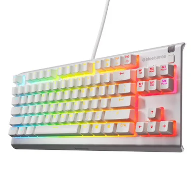 SteelSeries 64819 Apex 3 TKL White RGB Gaming Keyboard