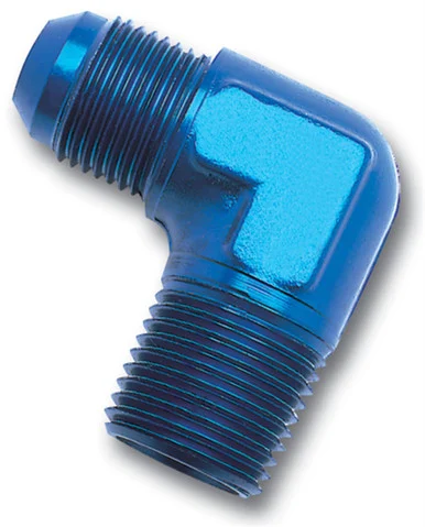 Russell Performance 660840 90 Degree Flare to Straight Adapter