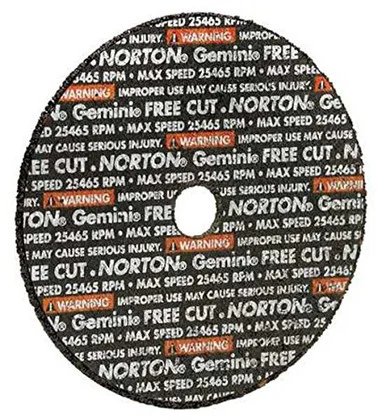 Norton 662435-10647 Wheel Cutoff 3x1/16x3/8 A36t Nor Gemini Fc