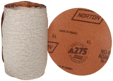 Norton 662611-31452 Abrasive Disc 5" P600 Psa A275 Roll 100/roll
