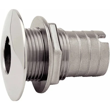 Attwood Marine 66545-3 Attwood Stainless Steel Thru-hull Short Straight Barbed - 1-1/2" Inner Diameter